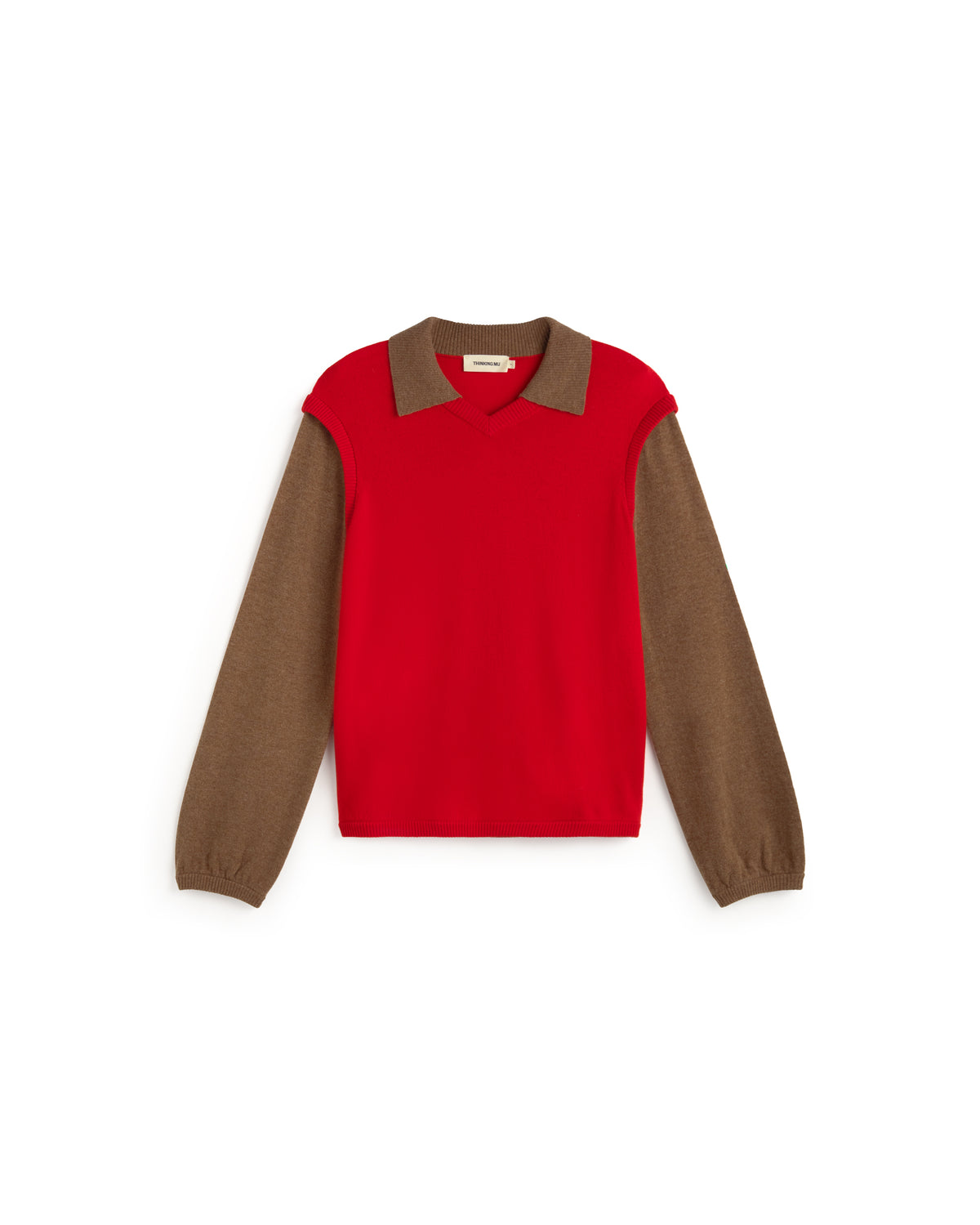 Jersey lana merino multicolor Khalida sostenible silueta - 1