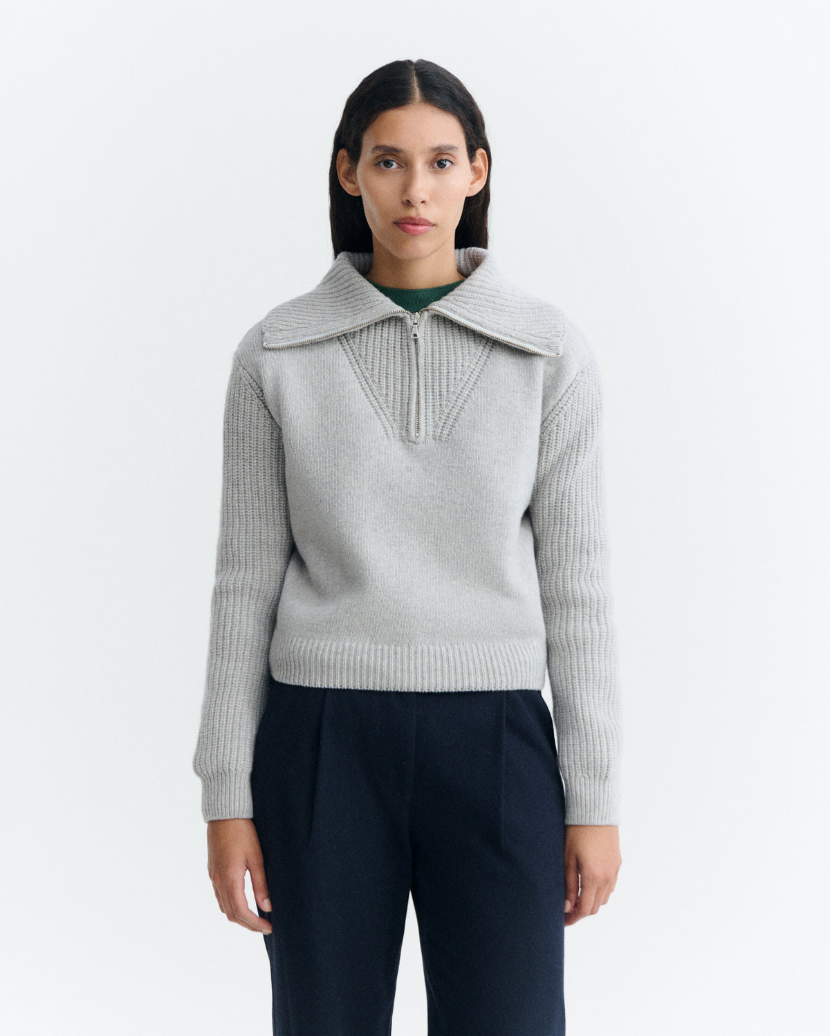 Jersey lana gris Tanit sostenible - 2