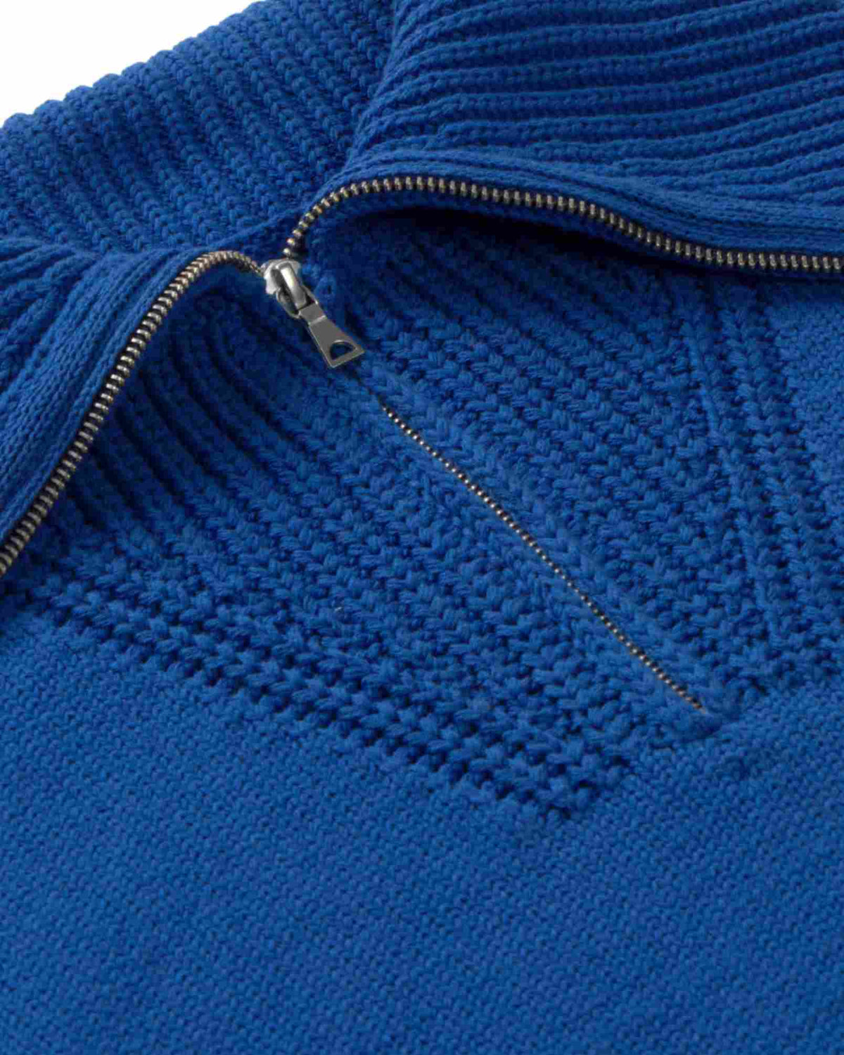 Jersey azul algodón reciclado Tanit sostenible silueta - 2