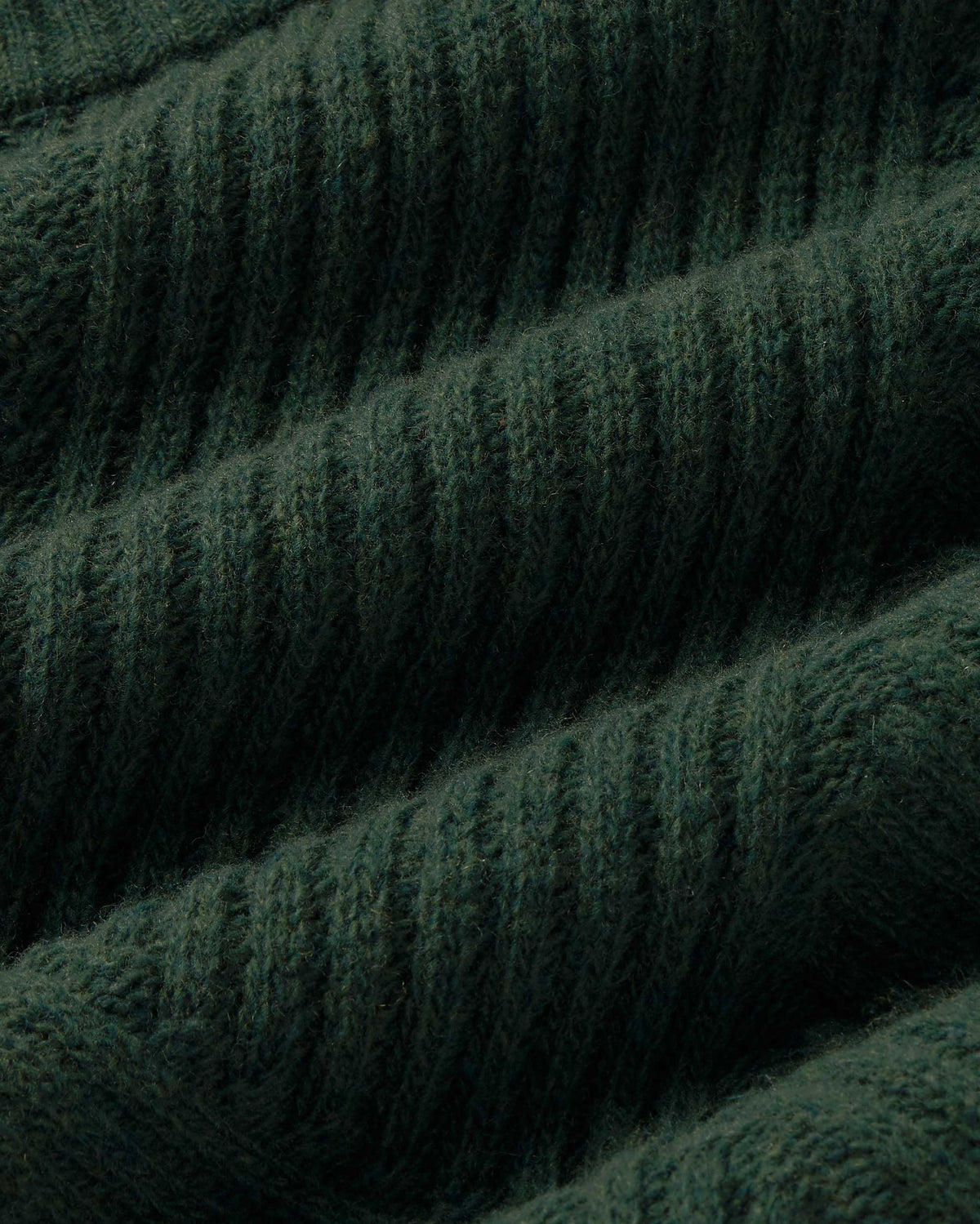 Jersey lana verde Kaia sostenible silueta - 2