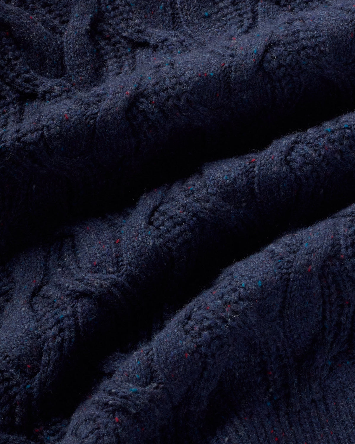 Jersey lana merino azul Carmen sostenible silueta - 2