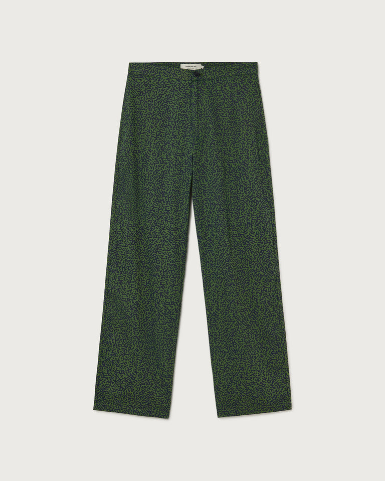 Pantalon mariam chamaleon verde sustainable clothing outlet-silueta