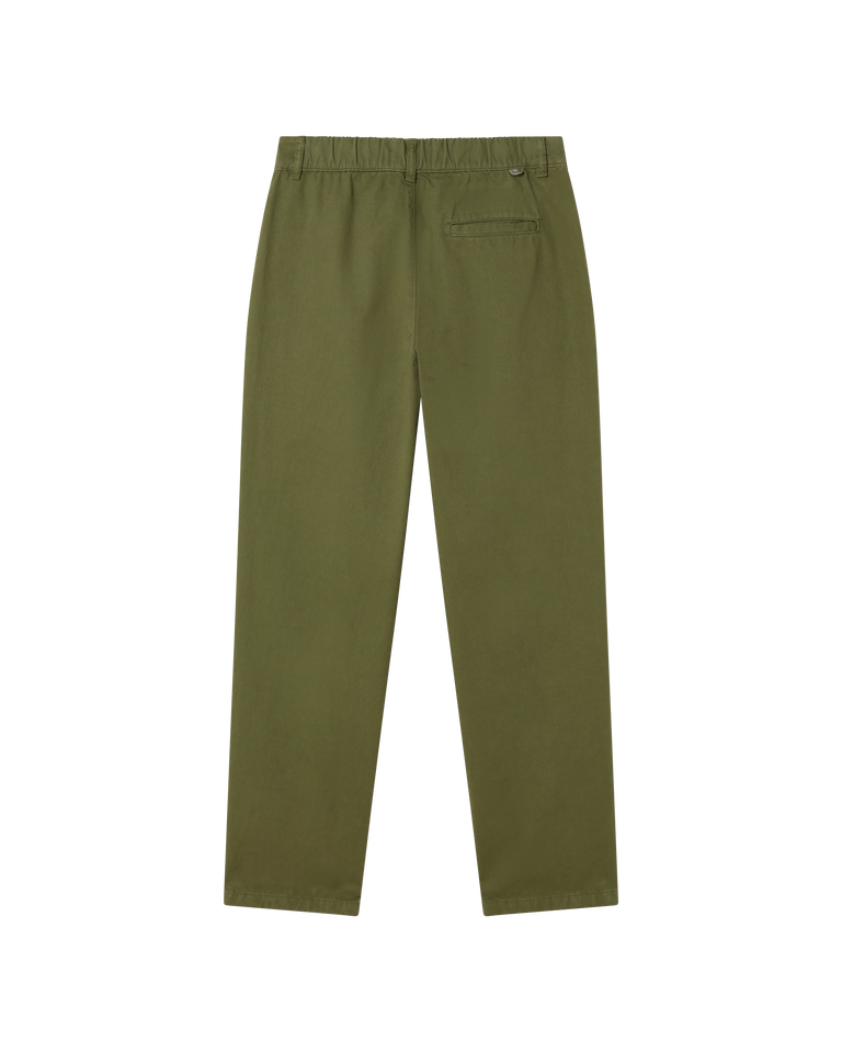 Pantalón verde Rina sostenible -silueta1