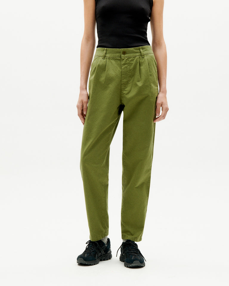 Pantalón verde Rina sostenible -1
