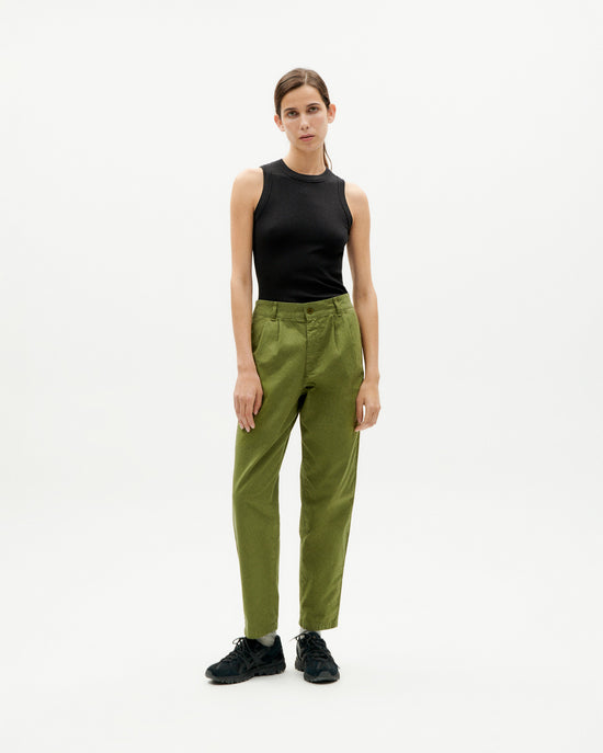 Pantalón verde Rina sostenible -2