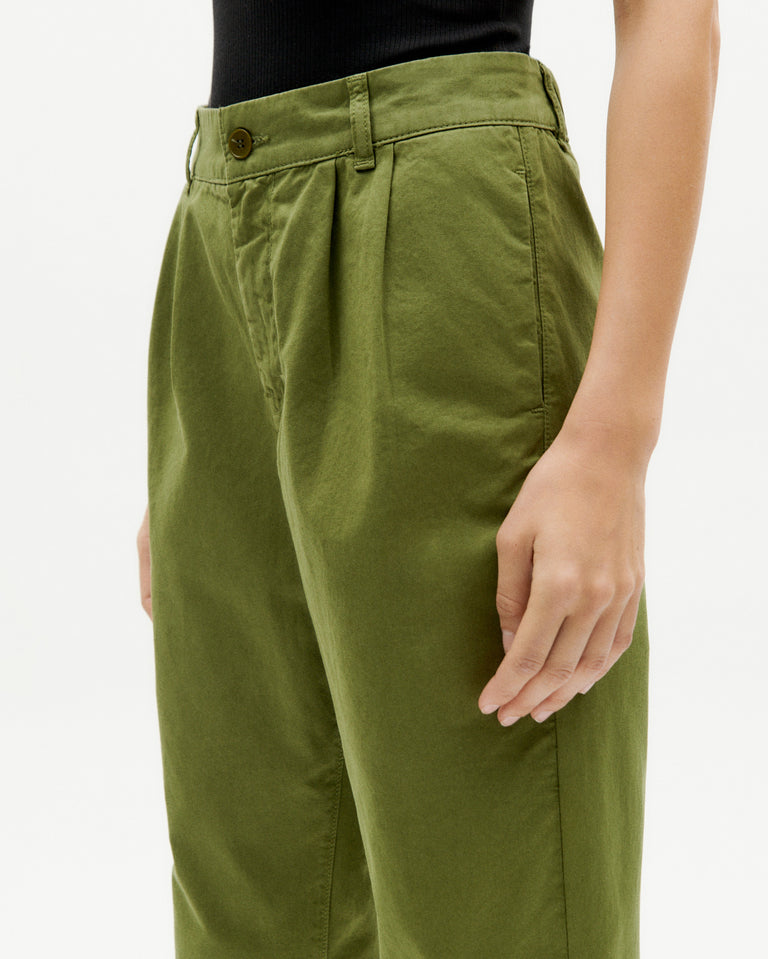 Pantalón verde Rina sostenible -3