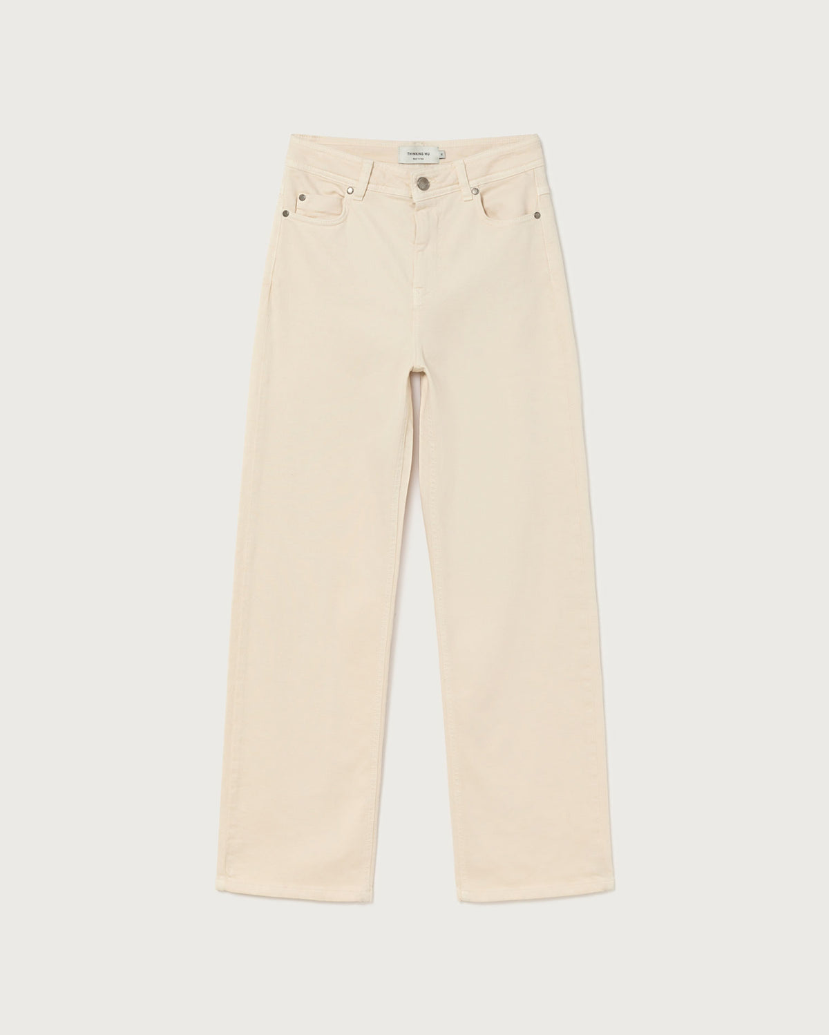 Pantalón crudo Theresa sostenible  - silueta 1