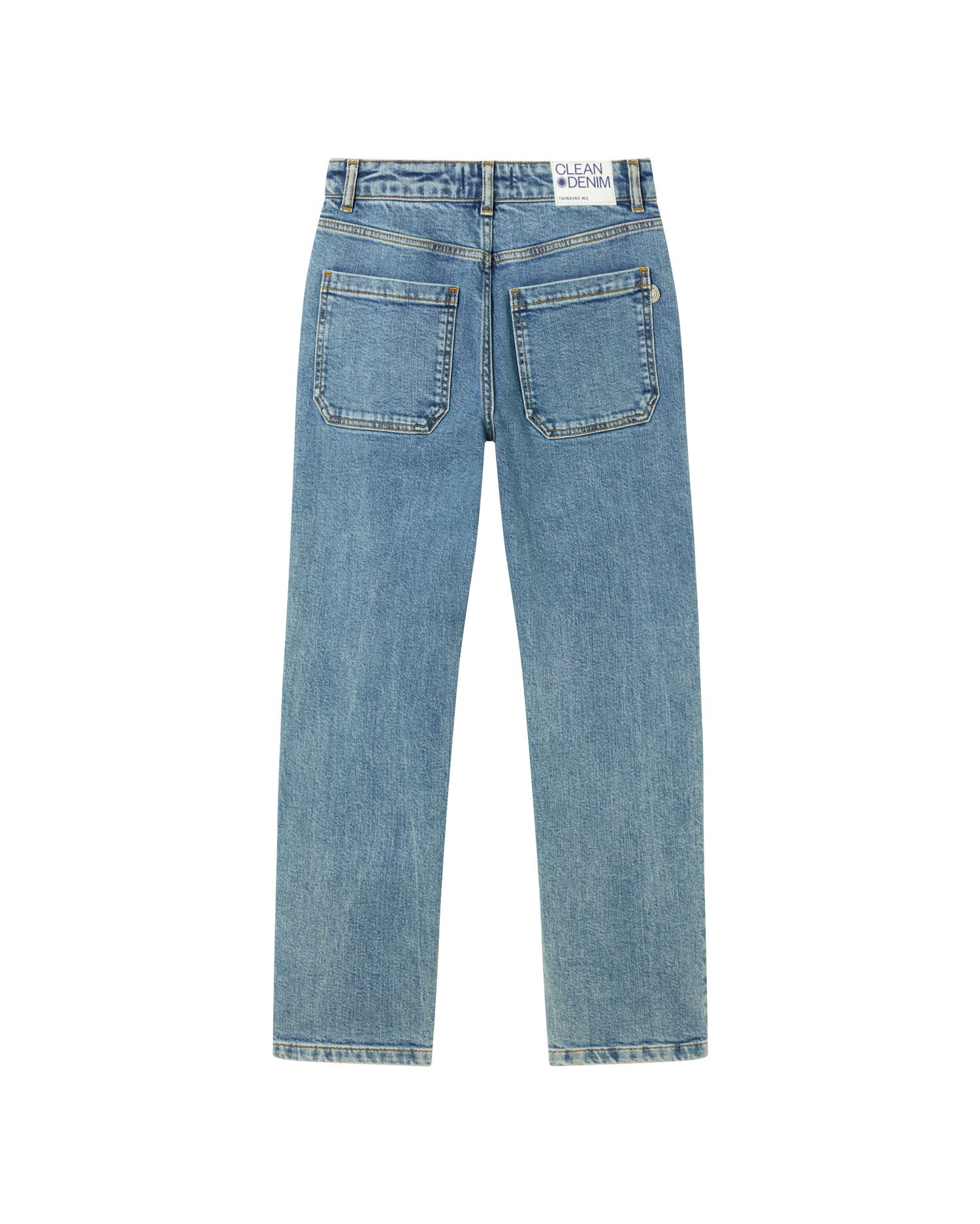 Pantalón Nele light clean denim sostenible - silueta 2