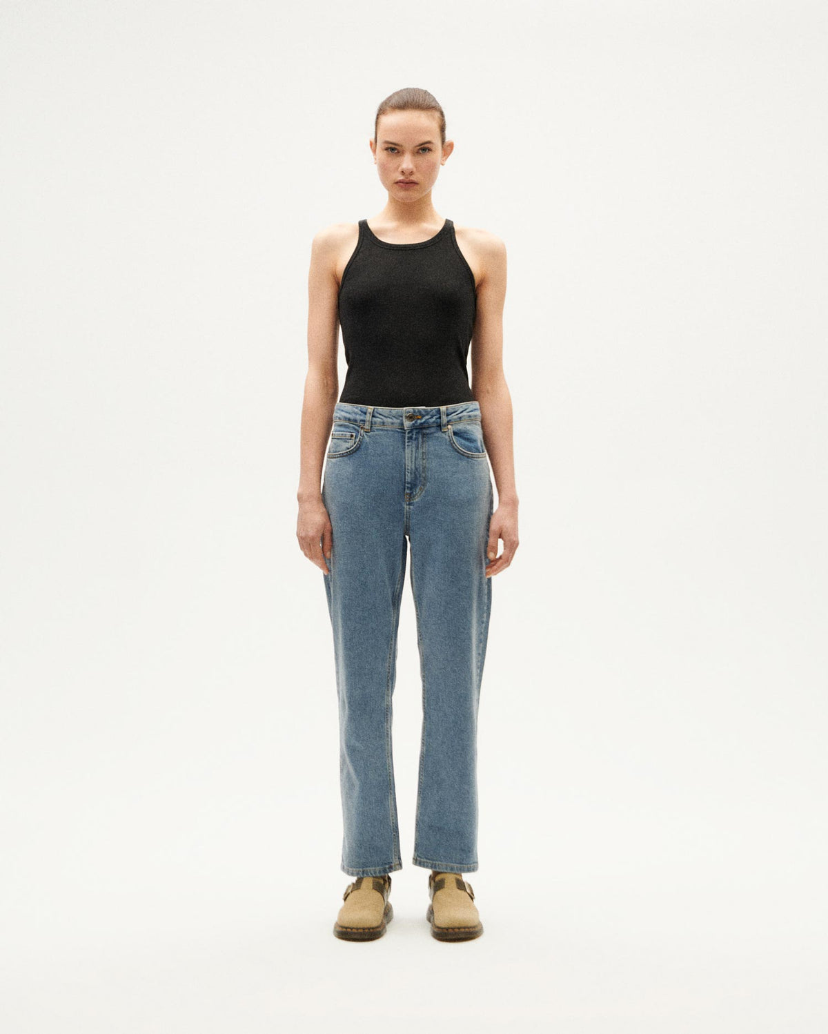 Pantalón light clean denim Nele sostenible-2
