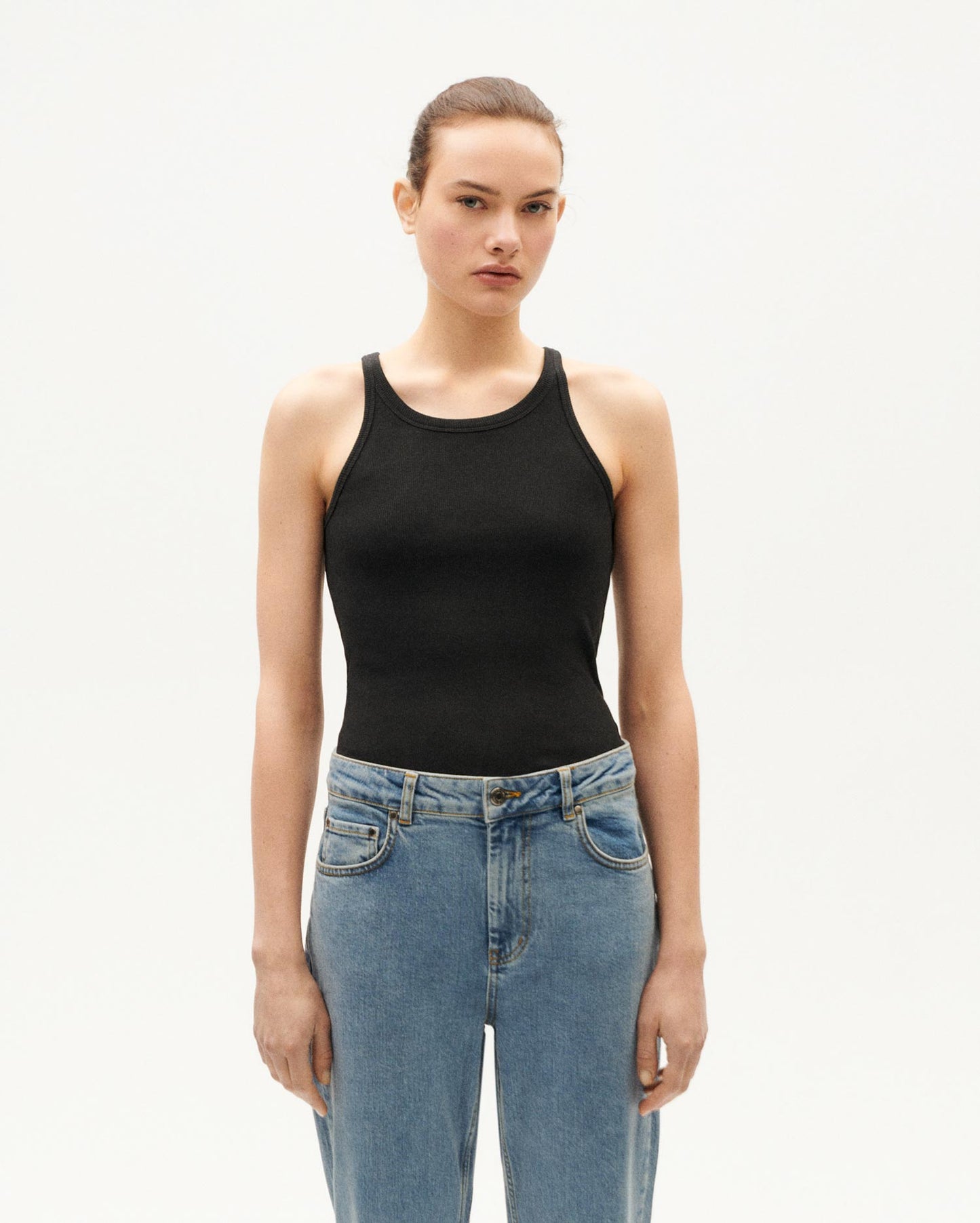 Pantalón light clean denim Nele sostenible-3