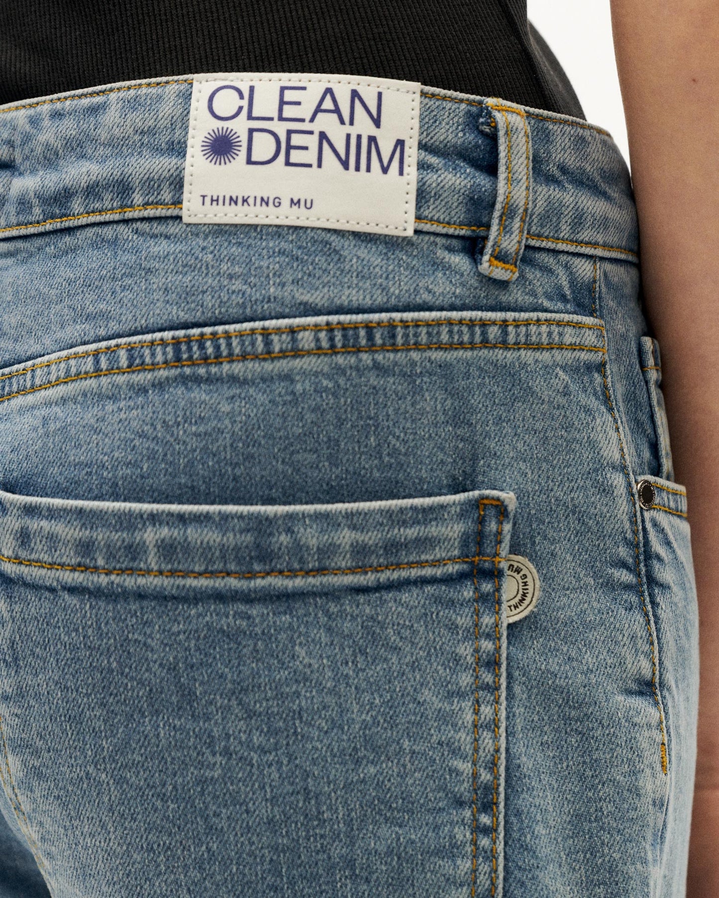 Pantalón light clean denim Nele sostenible-5