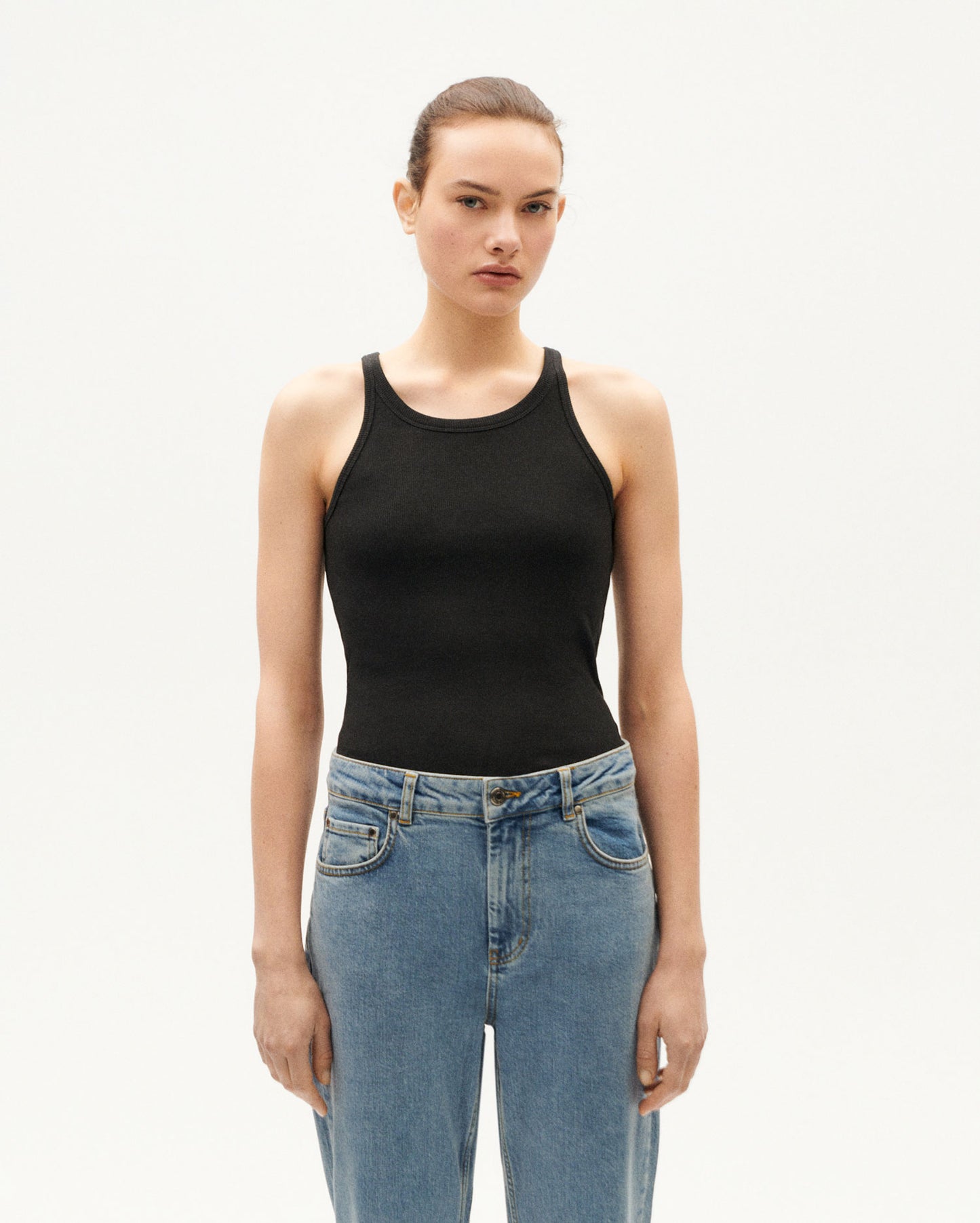 Pantalón light clean denim Nele sostenible-7