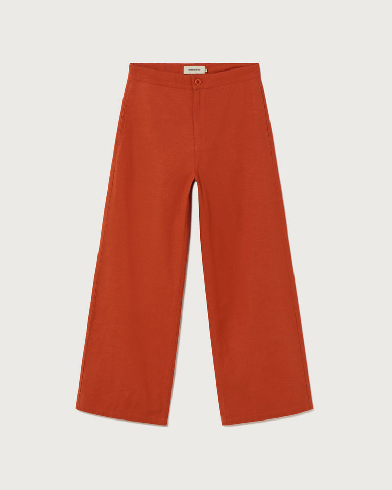 Pantalón rojo Karina-silueta 5