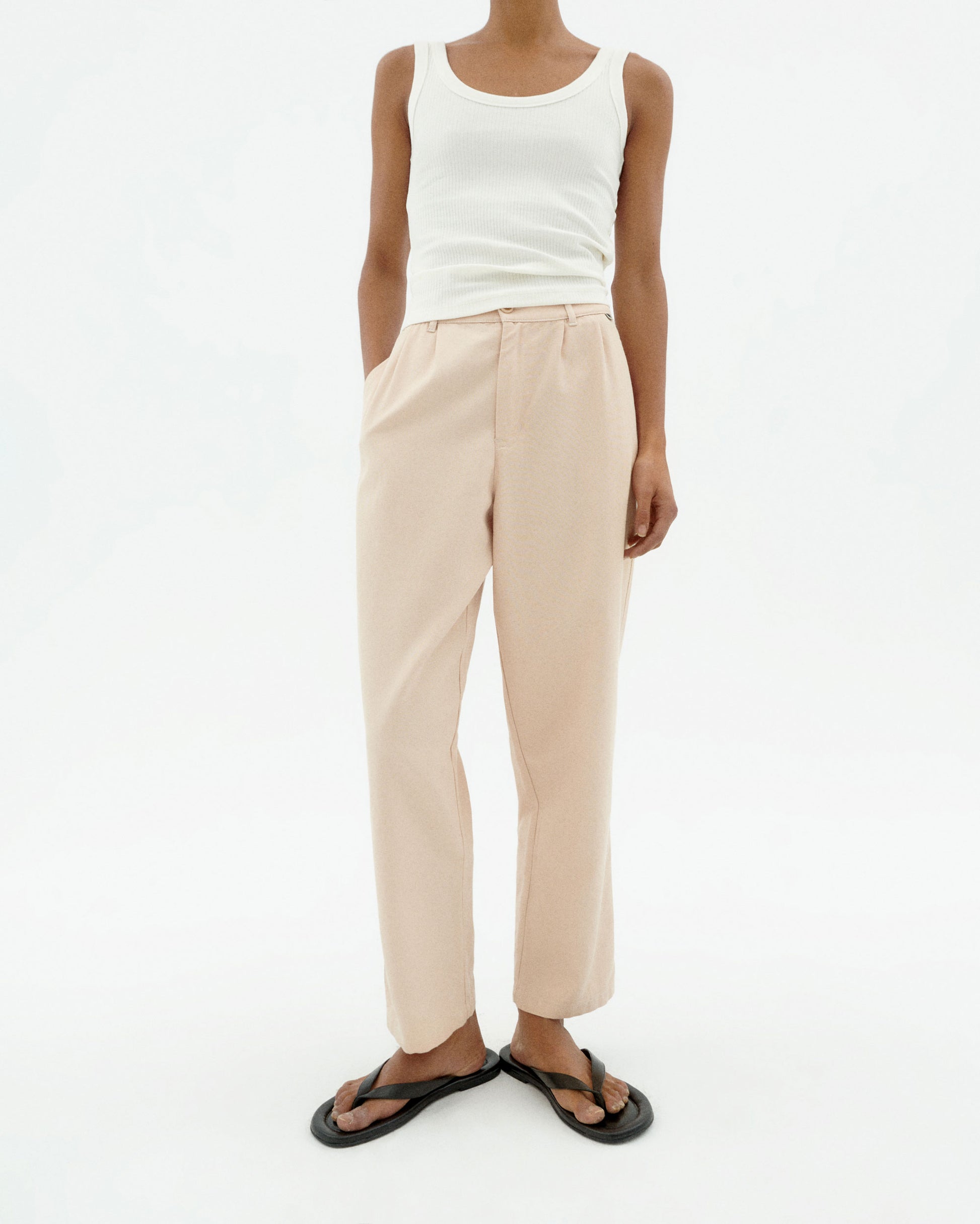Pantalón crudo hemp Rina sostenible-1