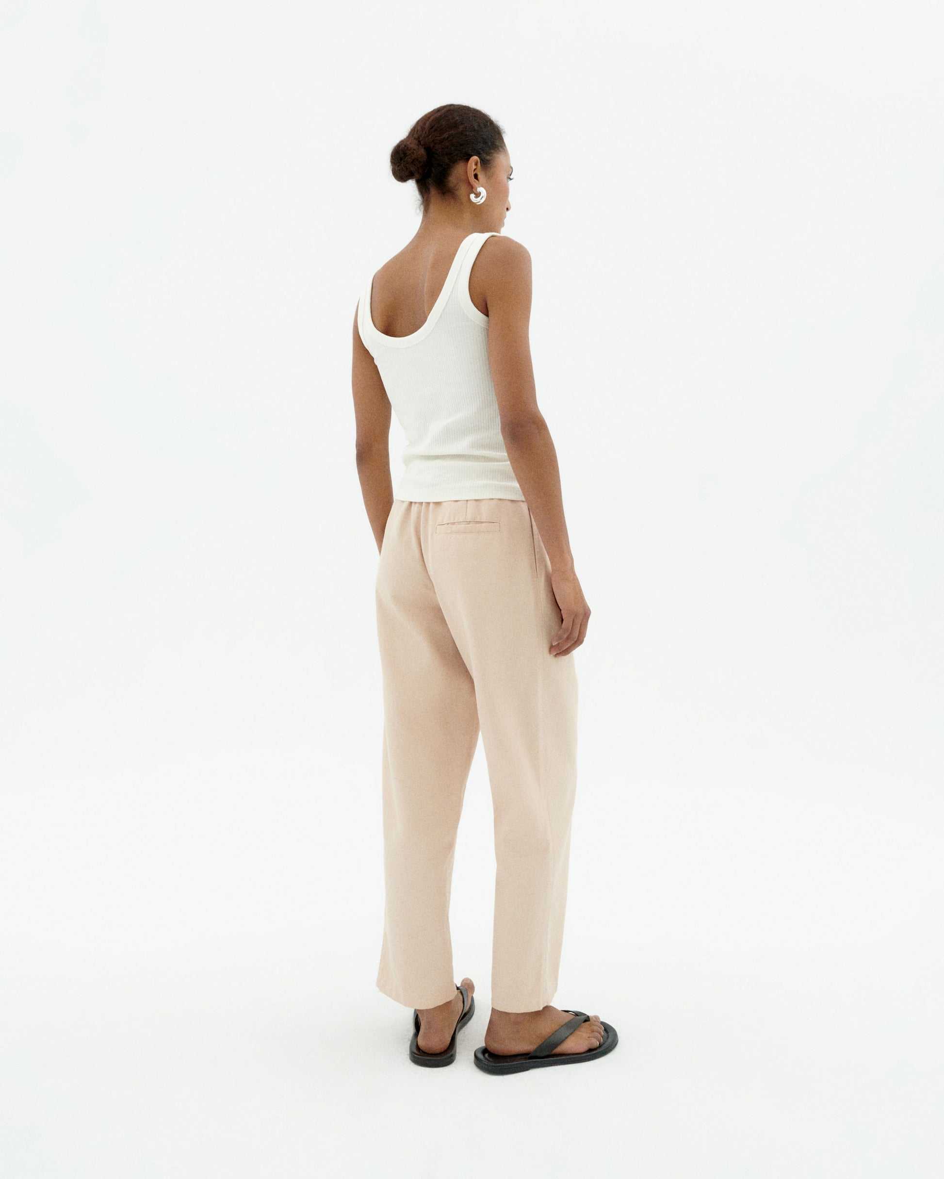 Pantalón crudo hemp Rina sostenible-4