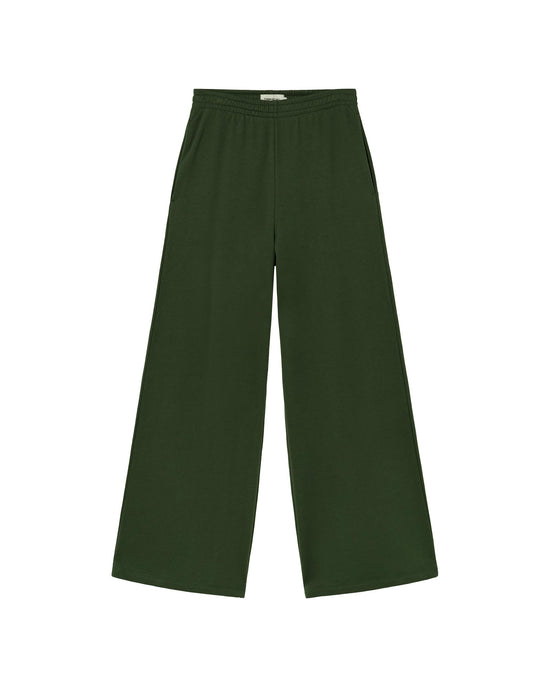 Pantalón verde Lola sostenible-foto silueta7