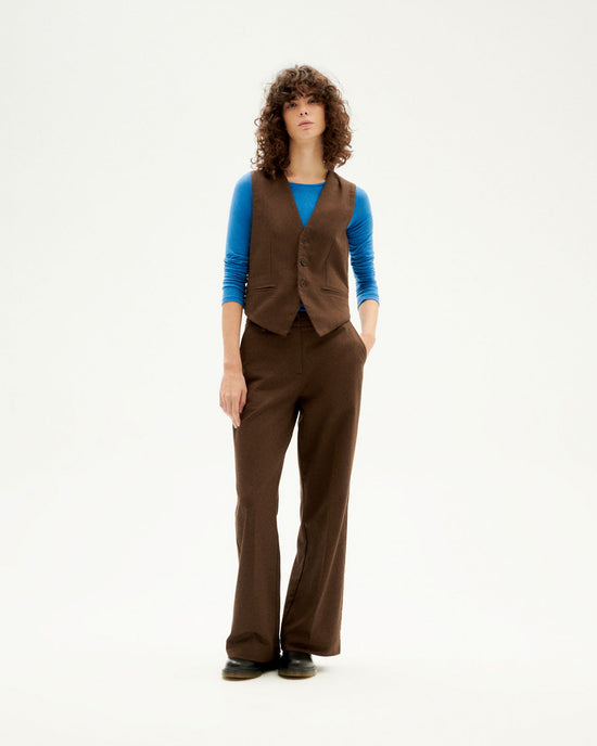 Pantalón marrón Hermione sostenible-2
