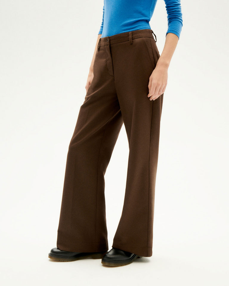 Pantalón marrón Hermione sostenible-4