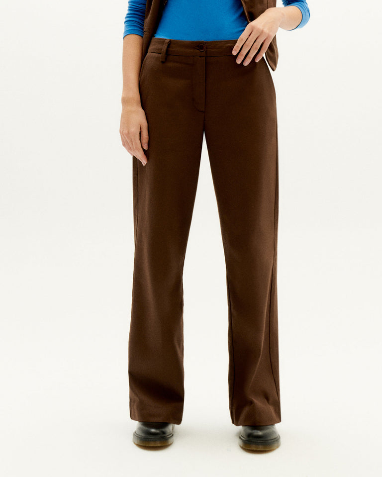 Pantalón marrón Hermione sostenible-5