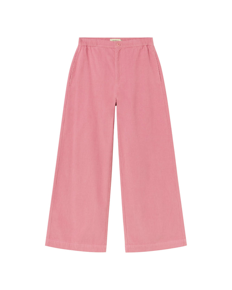 Pantalón rosa micropana Maia sostenible-foto silueta6