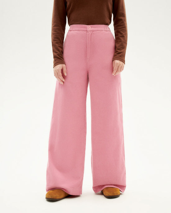 Pantalón rosa micropana Maia sostenible-1