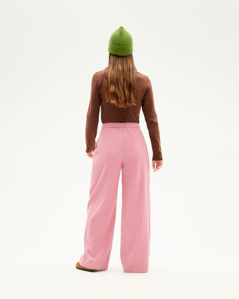 Pantalón rosa micropana Maia sostenible-4