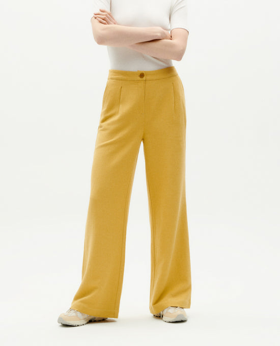 Pantalón amarillo Manolita sostenible -1