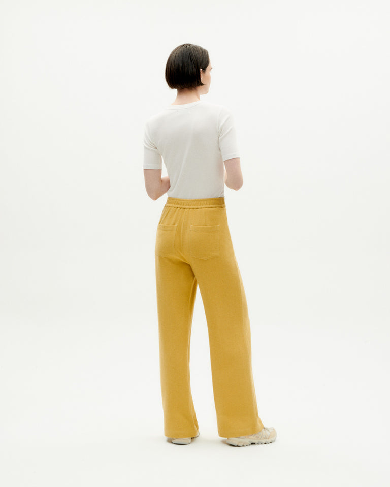 Pantalón amarillo Manolita sostenible -4