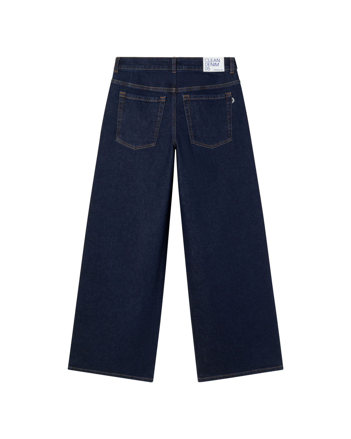 Pantalón Denim Medium Wash Hedda sotenible  - silueta 2