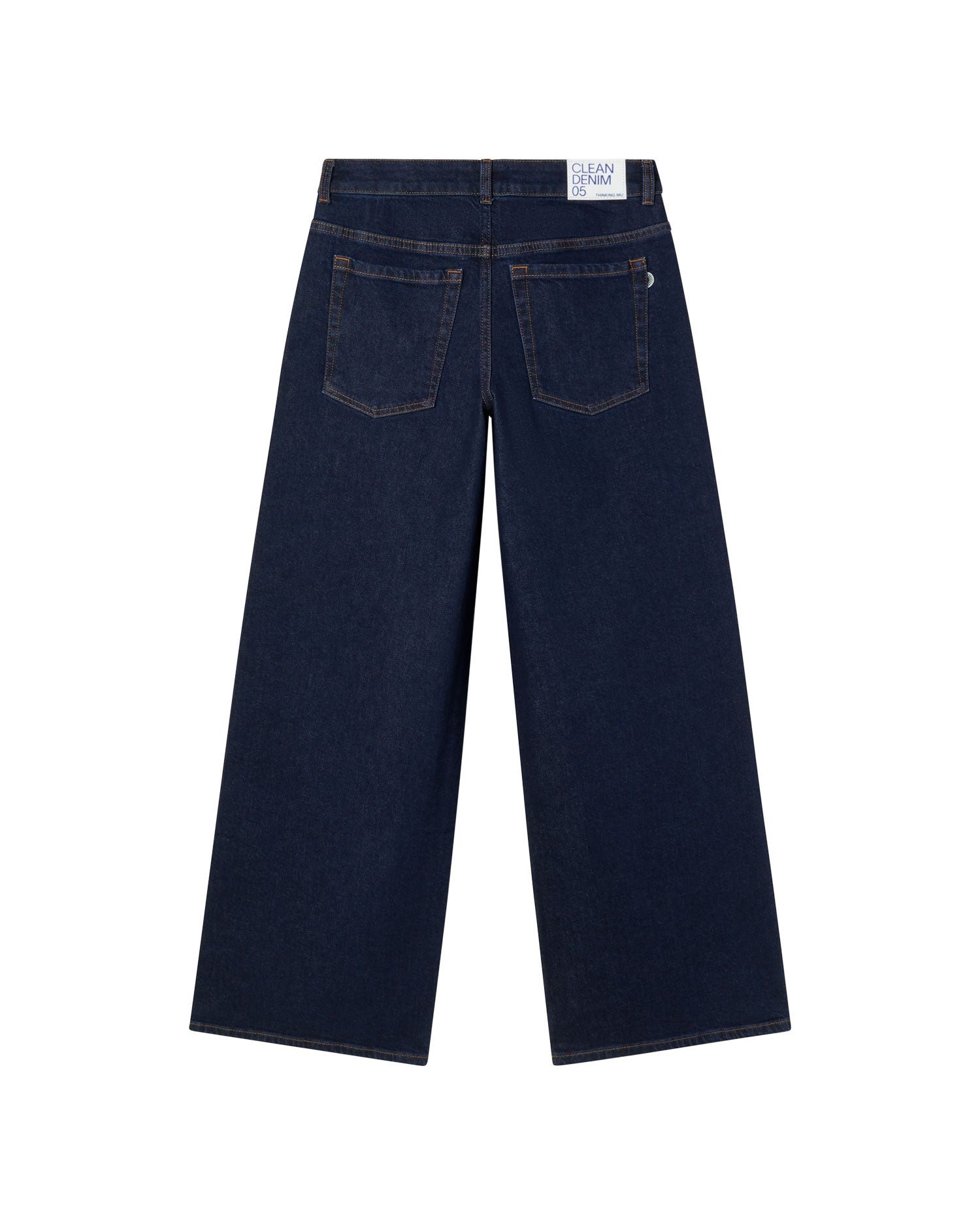 Pantalón Denim Medium Wash Hedda sotenible  - silueta 2