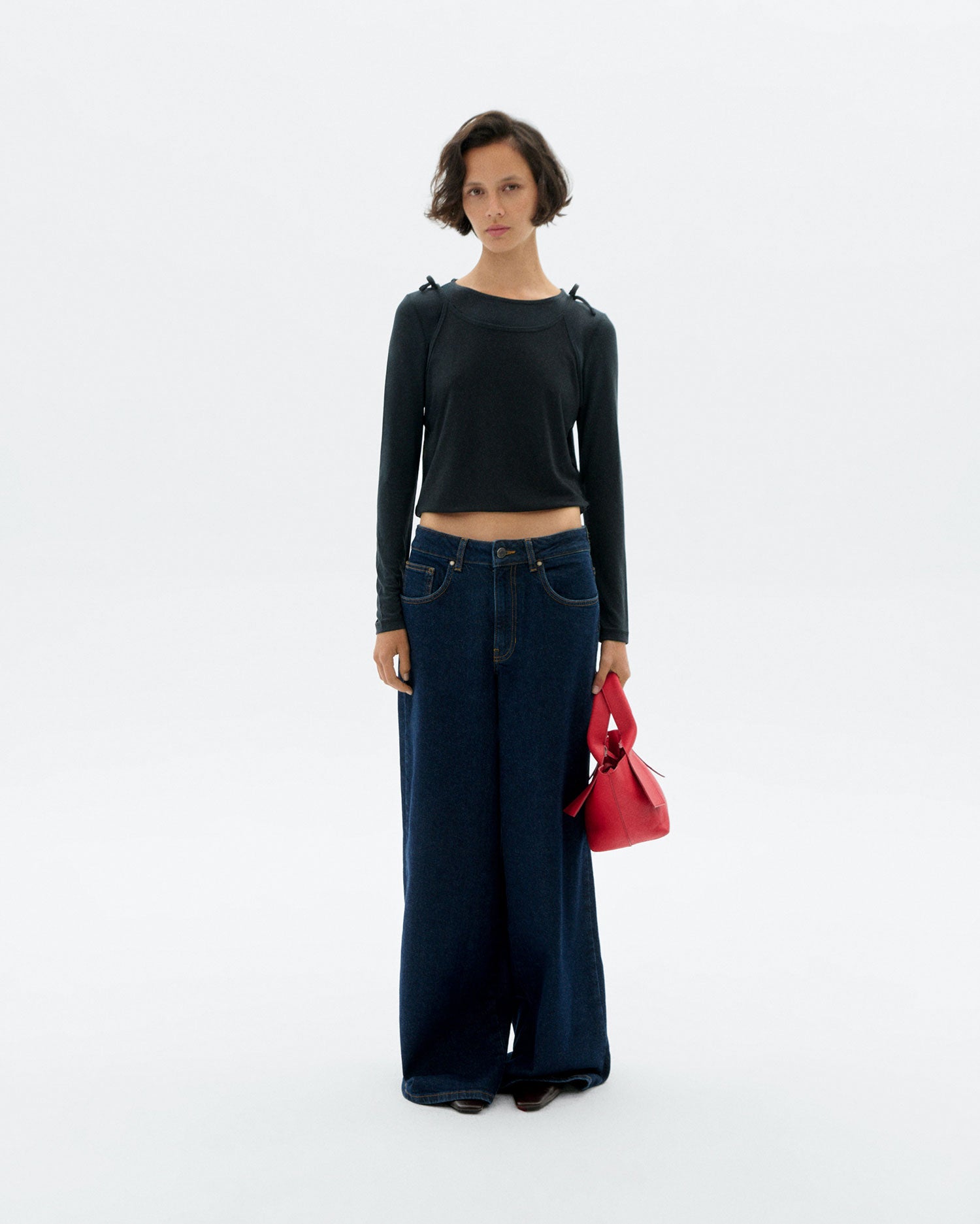 Jeans wide leg dark navy Hedda sostenible - 2