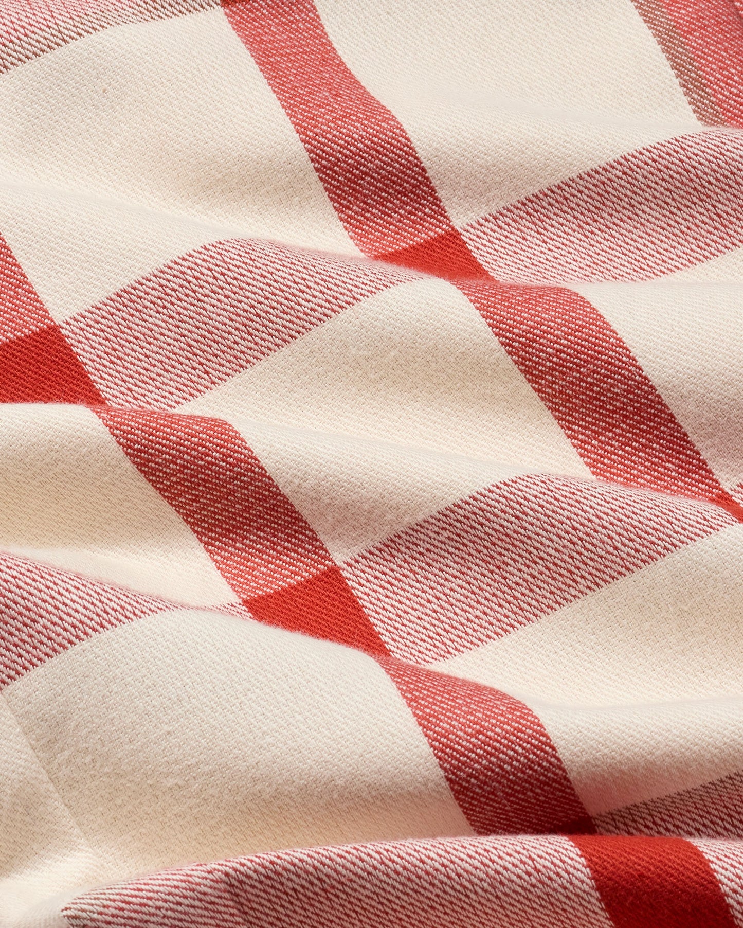 Pantalón rojo cuadros picnic Hermione sostenible - silueta 3