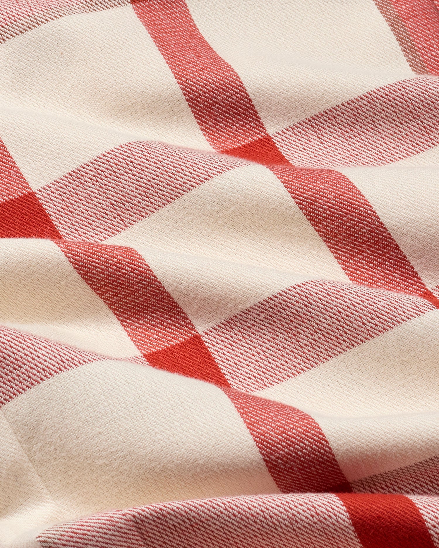 Pantalón rojo cuadros picnic Hermione sostenible - silueta 3