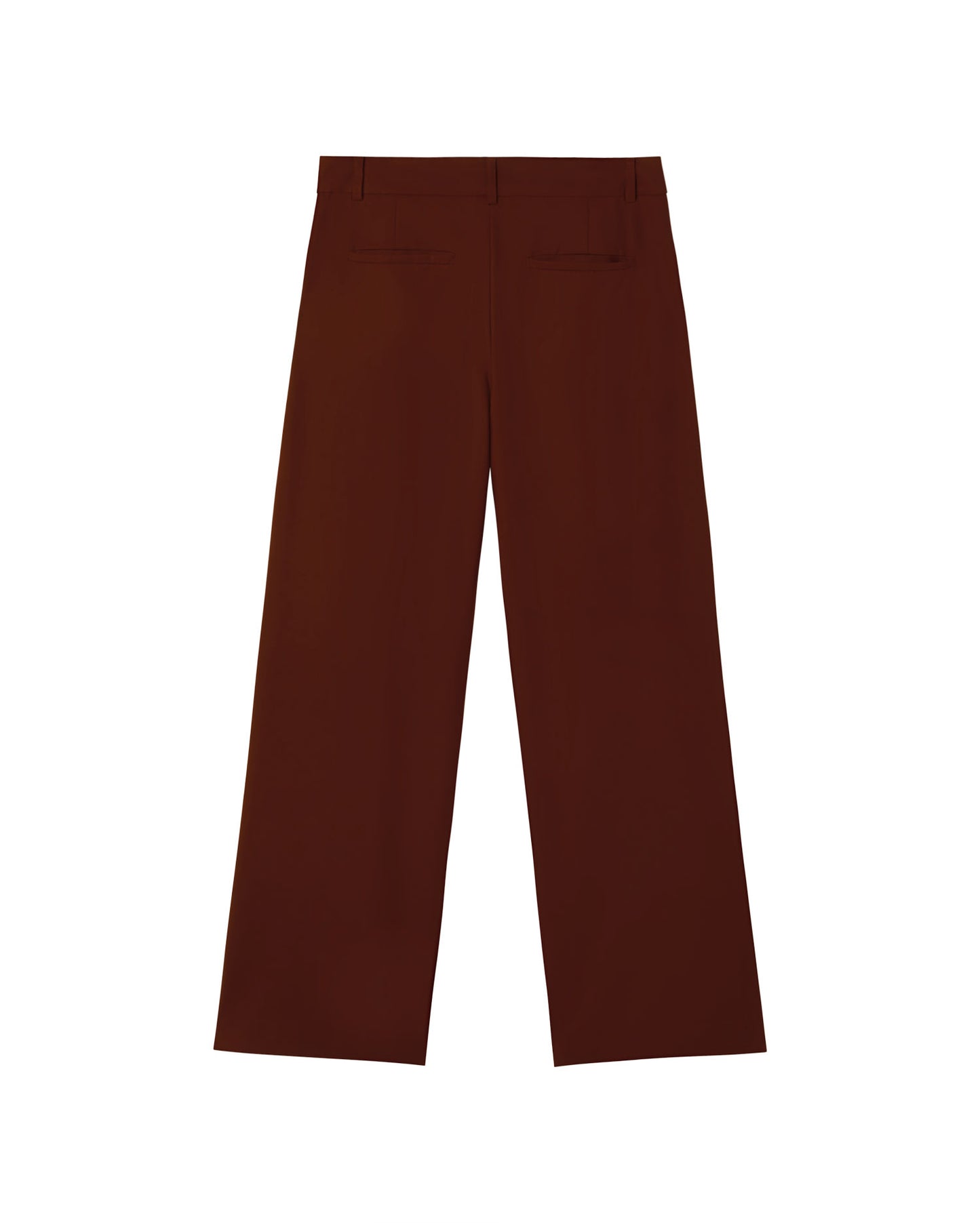 Pantalón marrón Pat sostenible - silueta 2