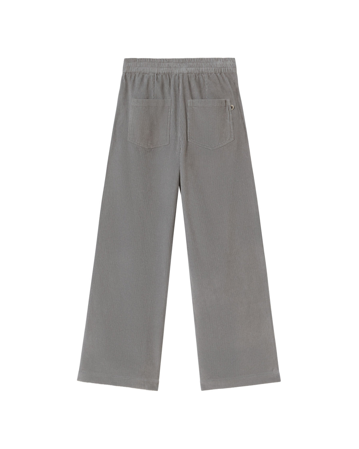 Pantalón gris pana Manolita sostenible - silueta 2