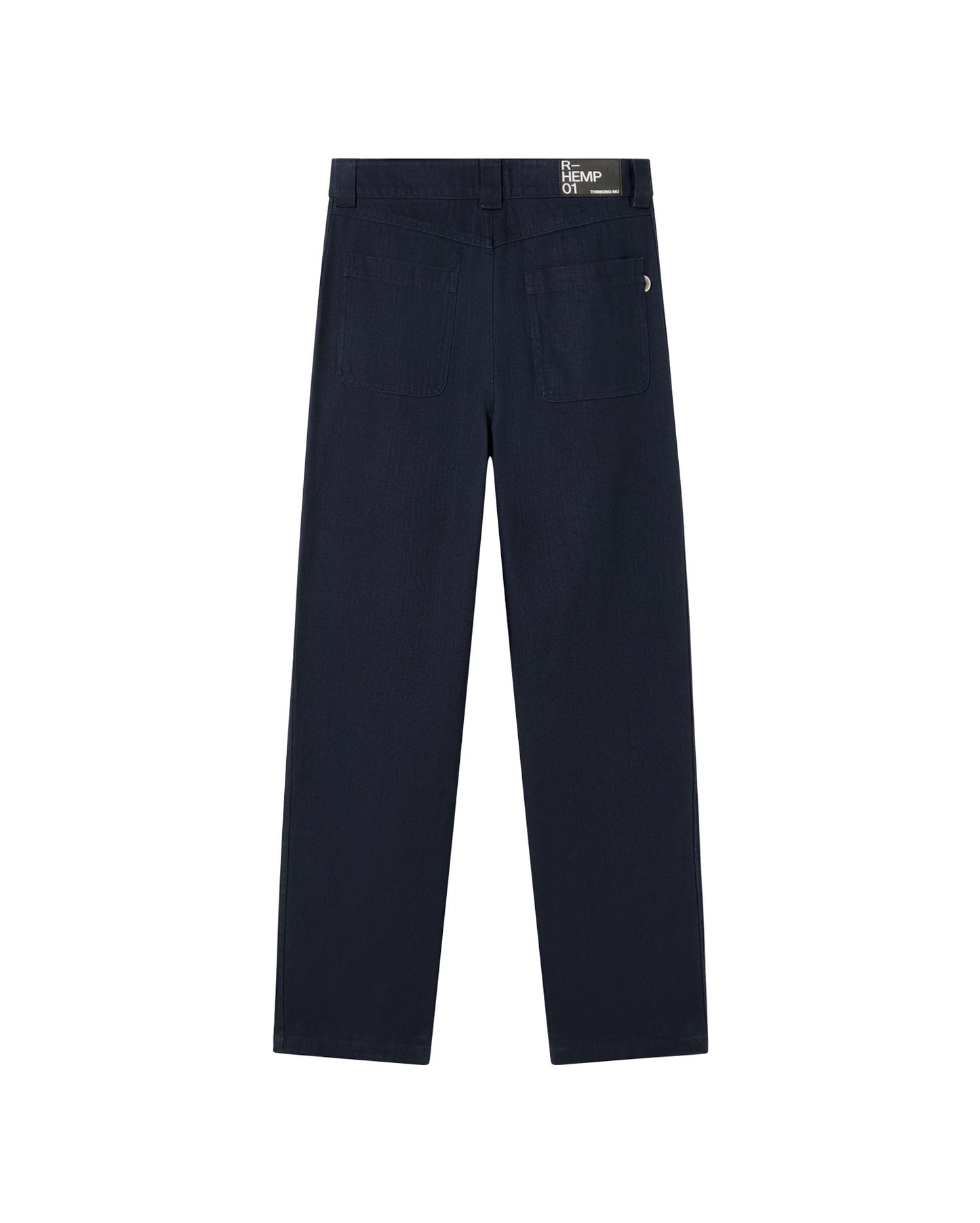 Pantalón azul Perle sostenible - silueta 2