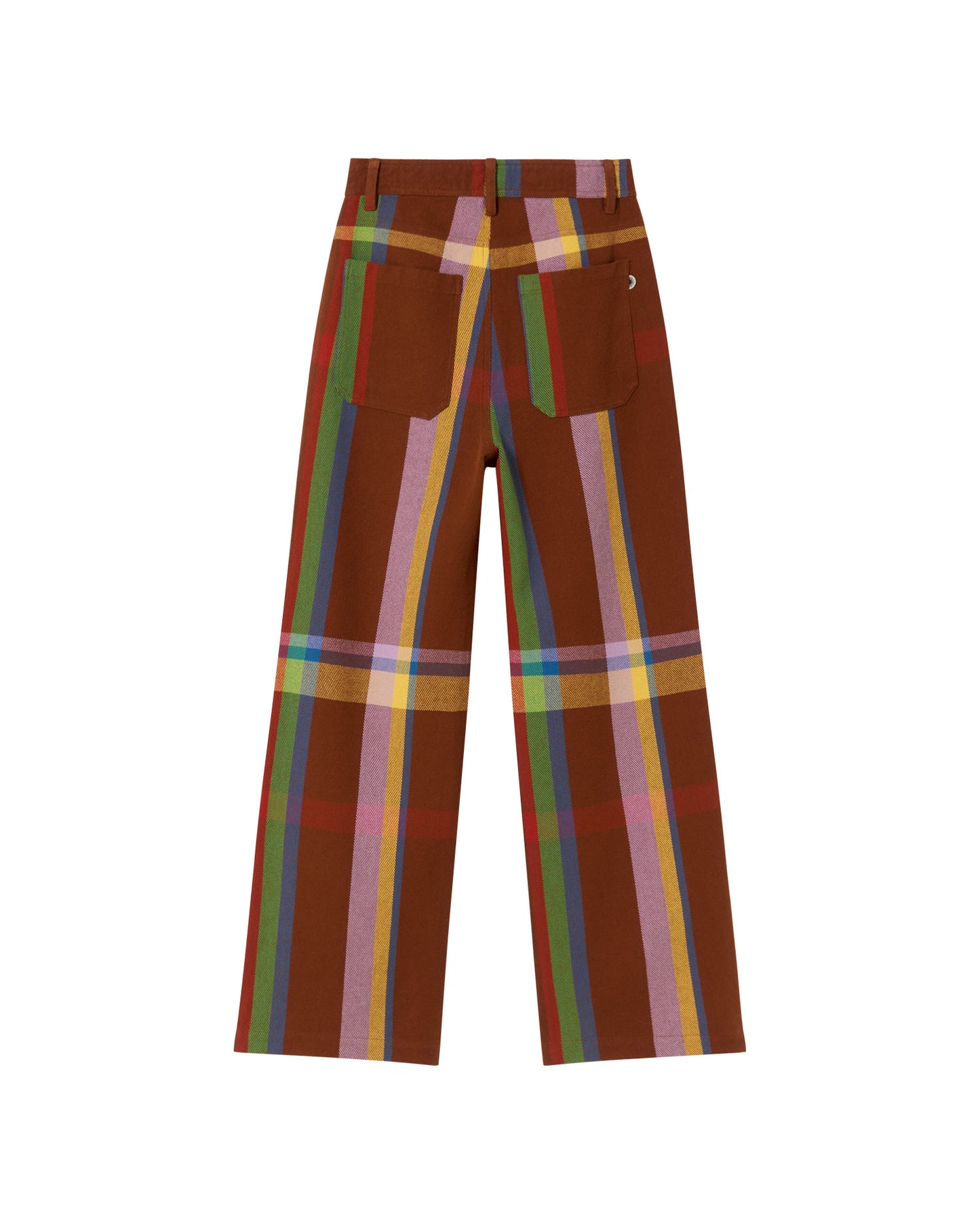 Pantalón marrón charlie blanket Coral sostenible - silueta 2