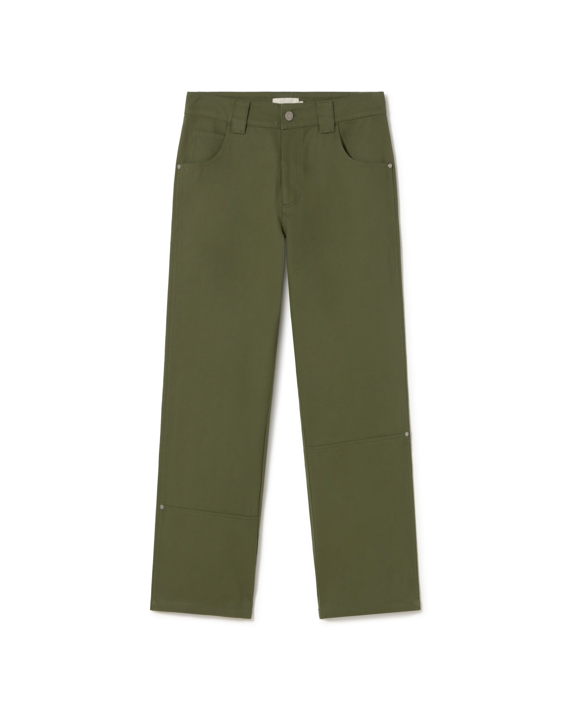 Pantalón verde Perle sostenible - silueta 1