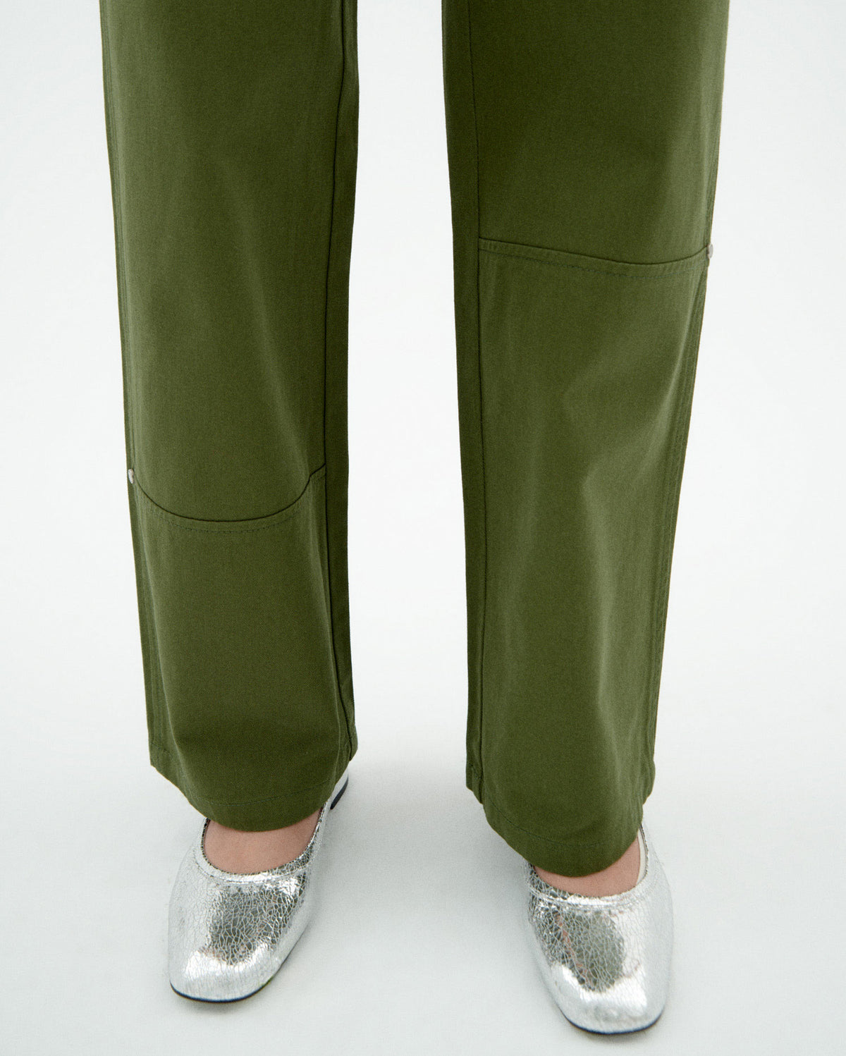 Pantalón verde Perle sostenible-3