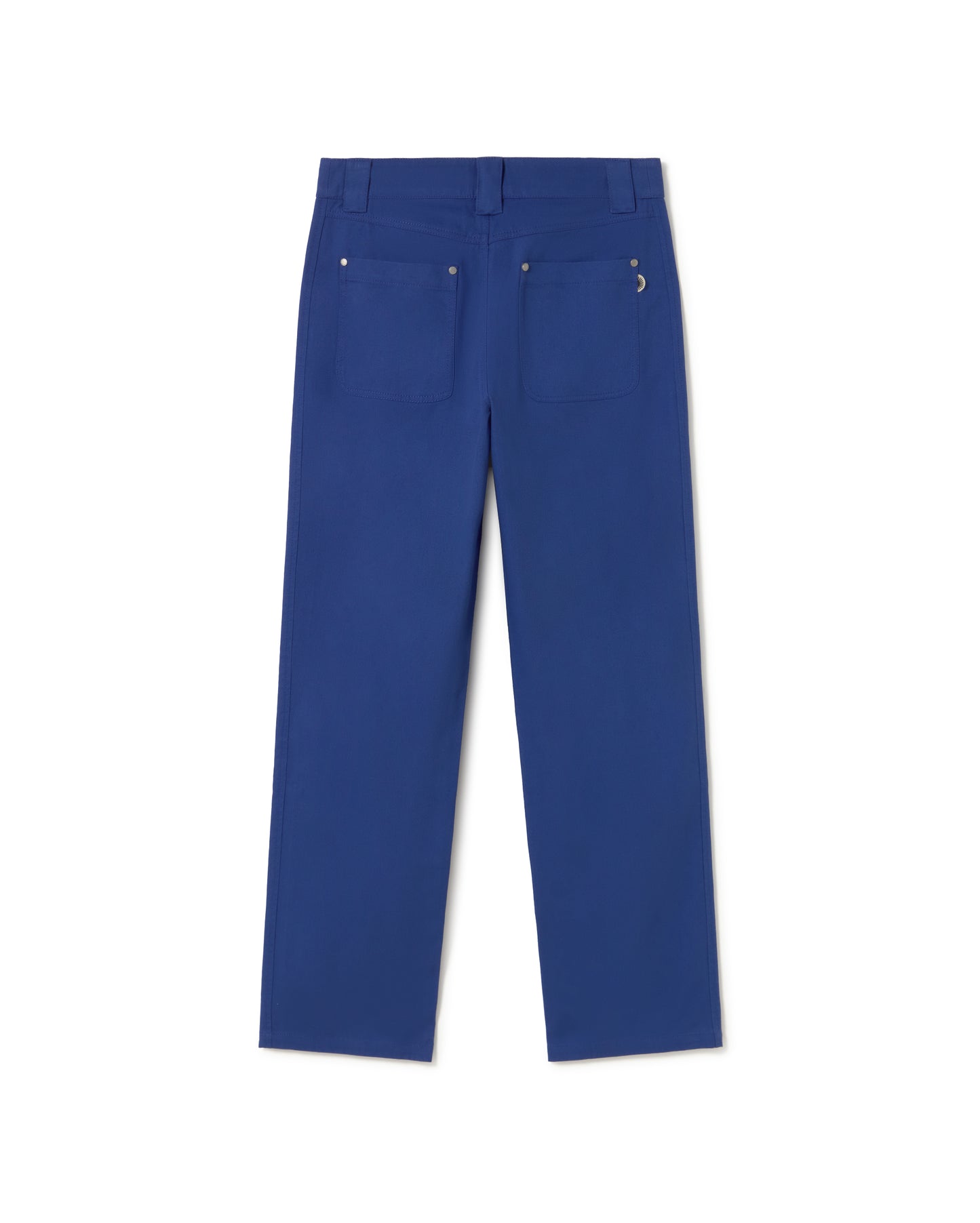 Pantalón azul Perle sostenible - silueta 3