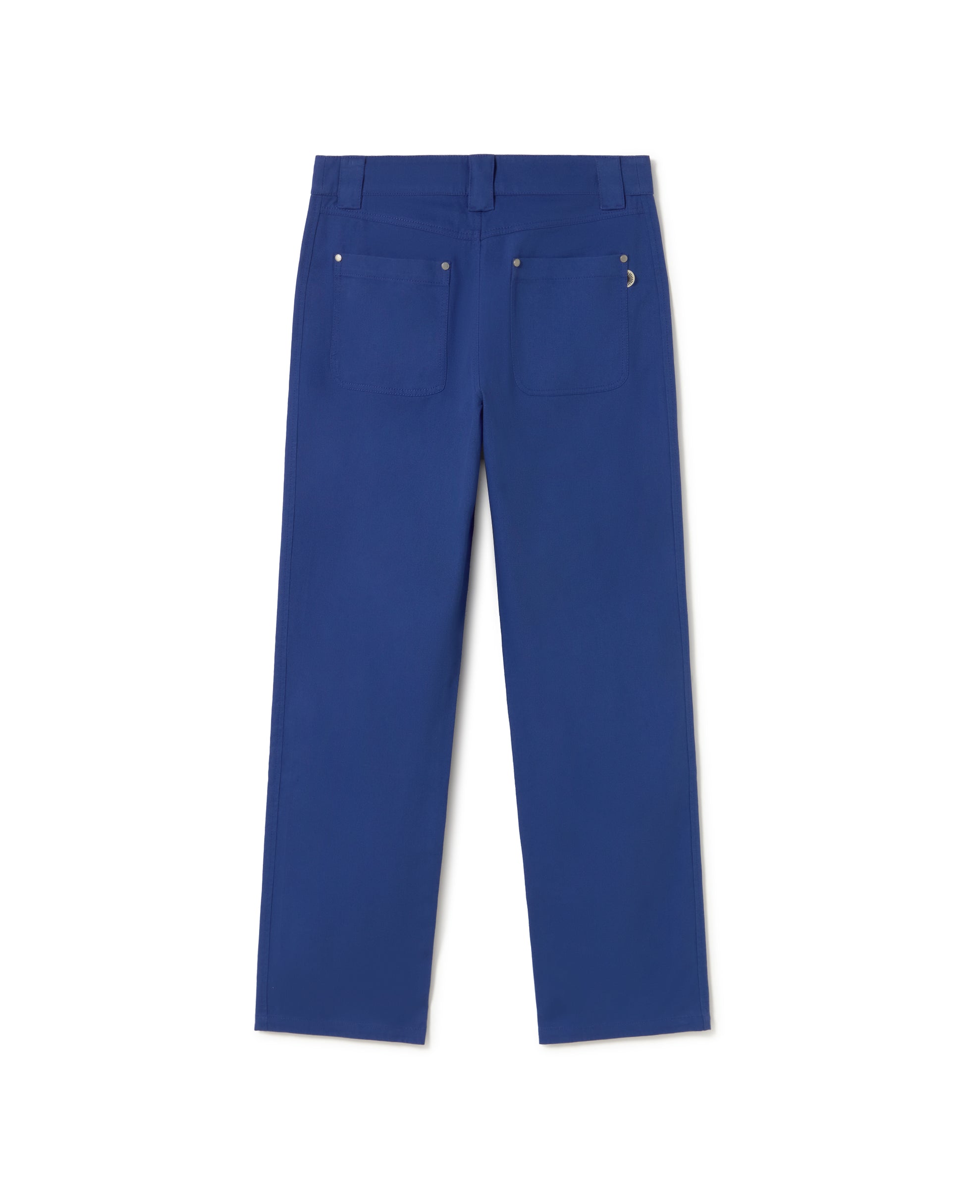 Pantalón azul Perle sostenible - silueta 3