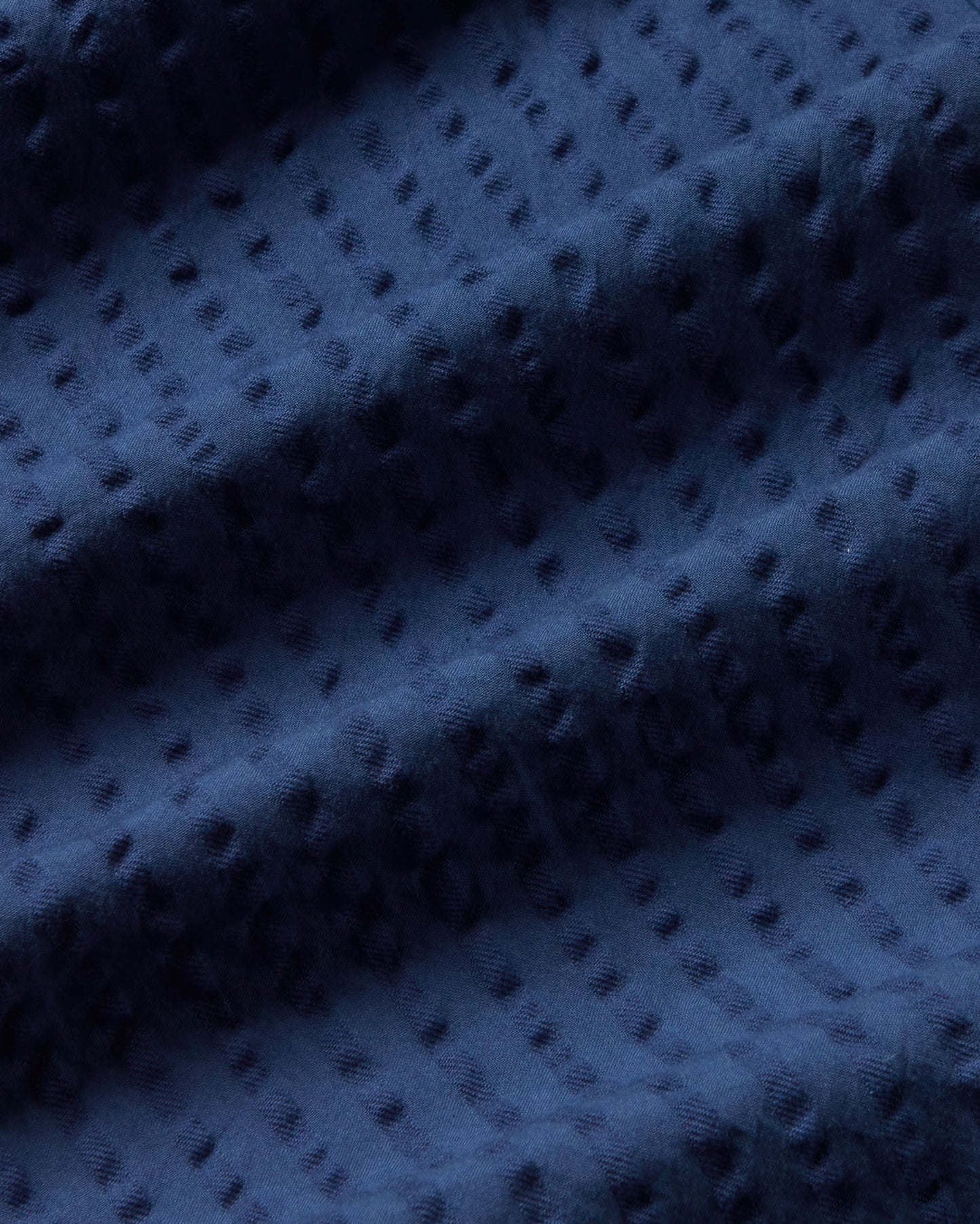 Pantalón azul seersucker Manolita sostenible - silueta 1