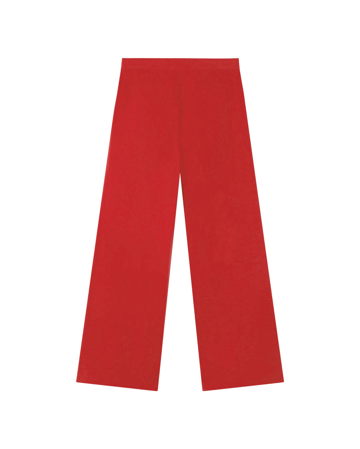 Pantalón rojo Karina sostenible - silueta 3