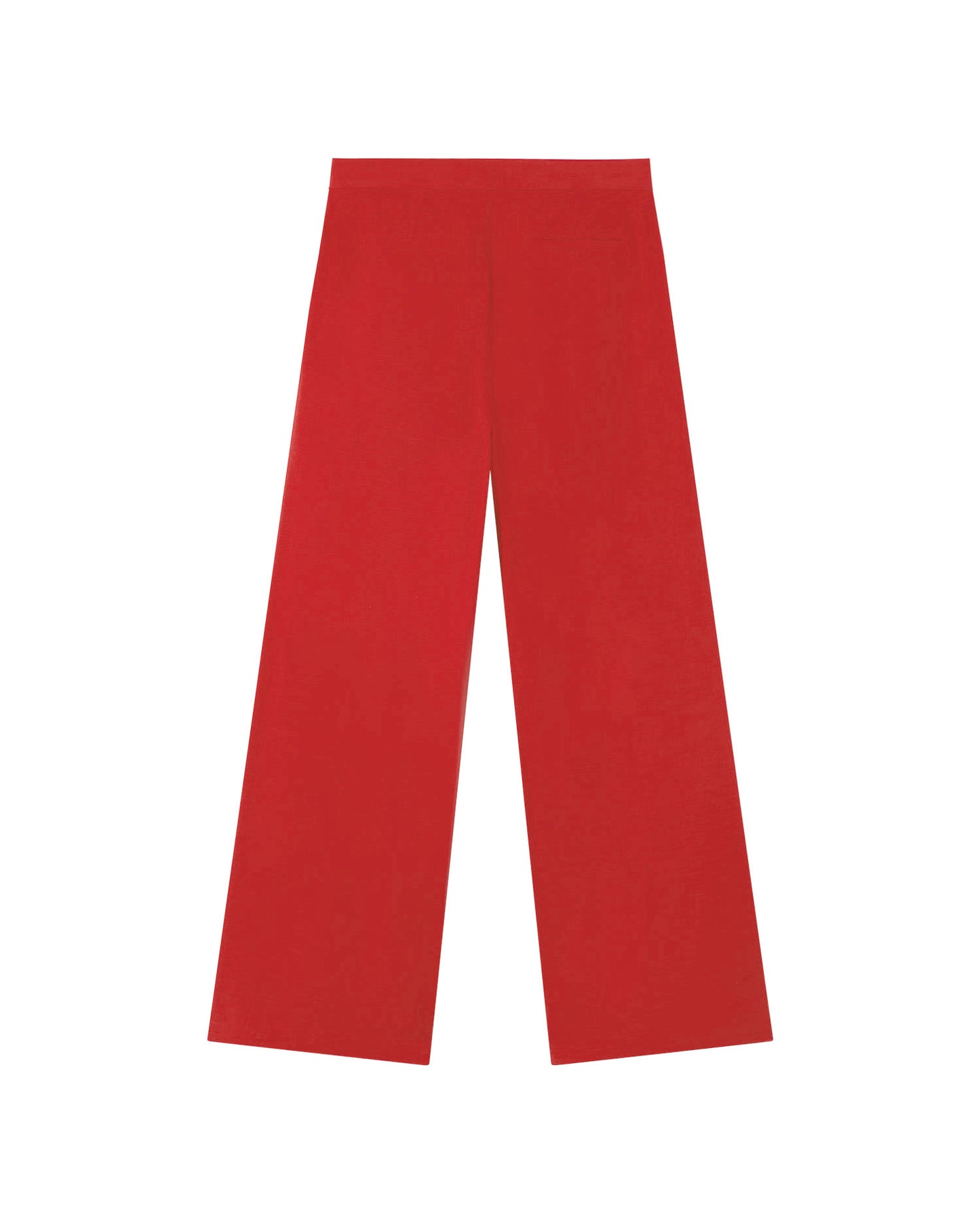 Pantalón rojo Karina sostenible - silueta 3
