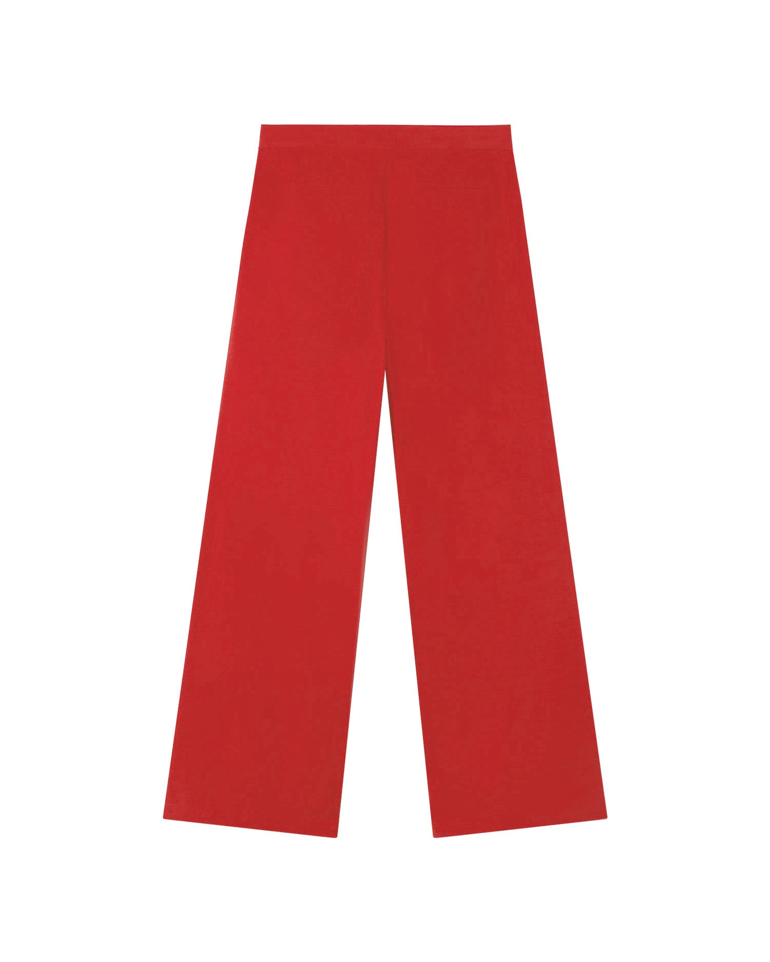 Pantalón rojo Karina sostenible - silueta 3