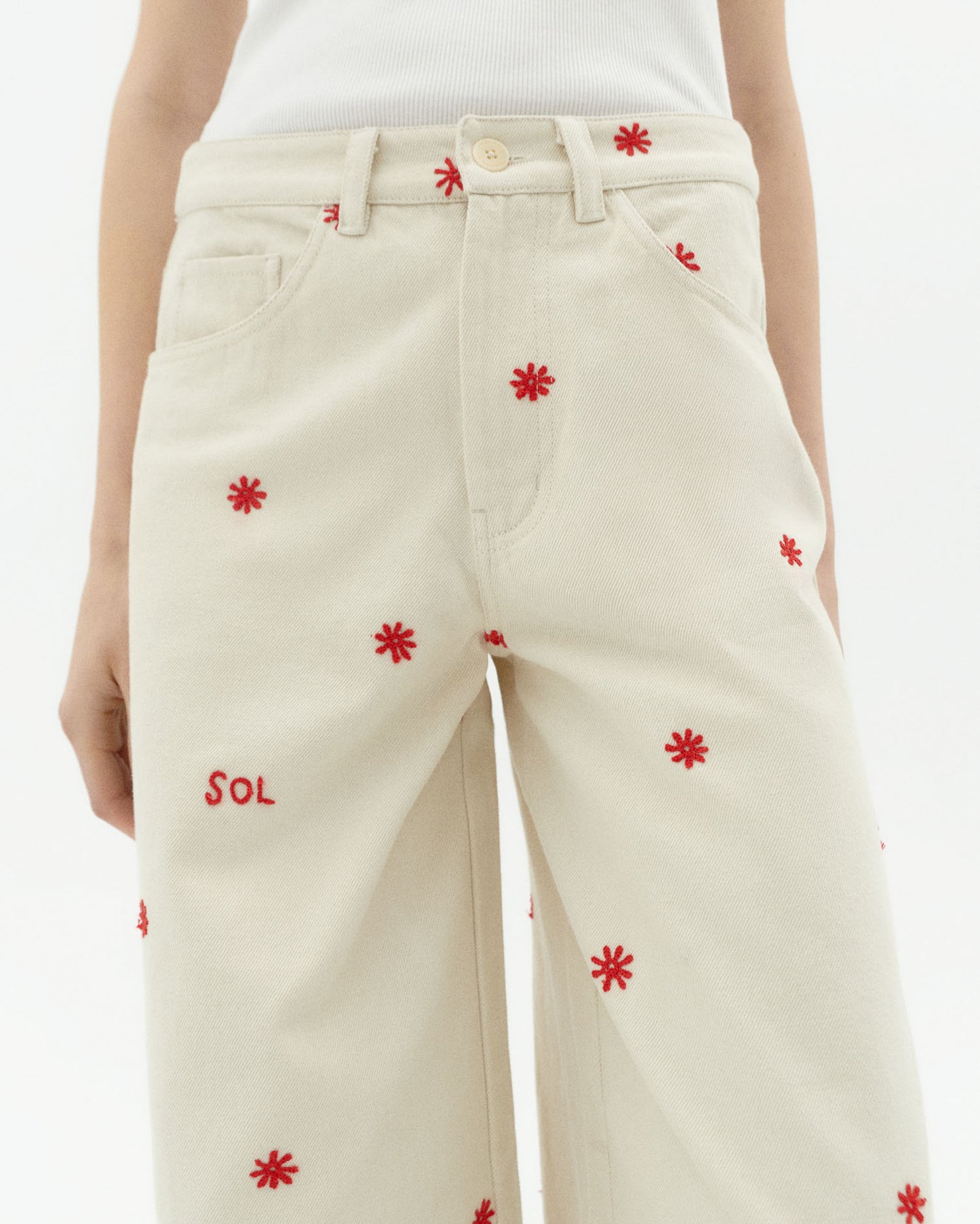 Pantalón crudo sol chain Hedda sostenible-3