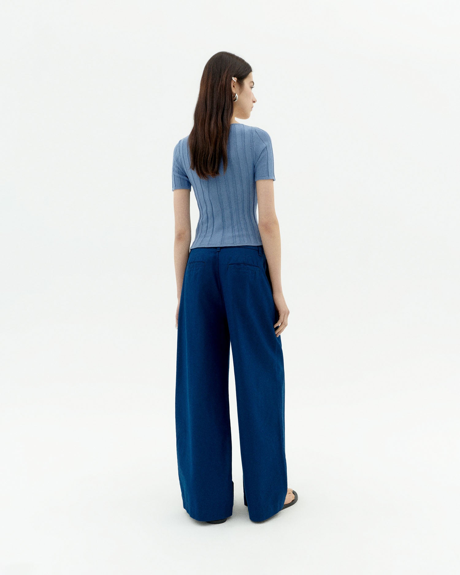 Pantalón azul hemp Pat sostenible-4