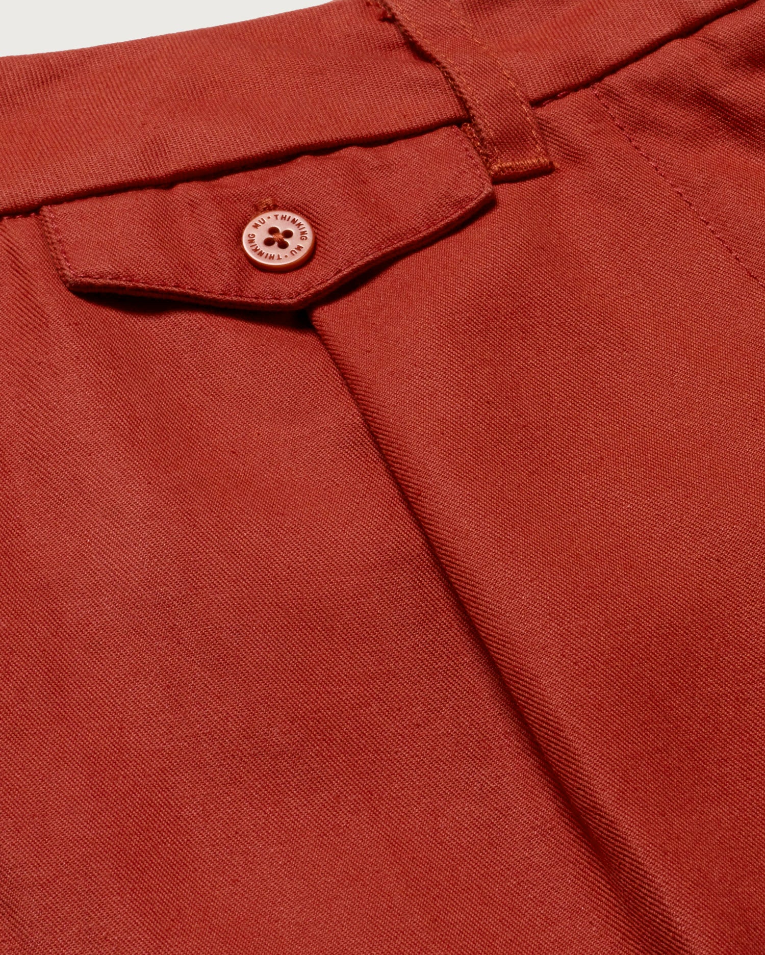 Sustainable Pants Red Hemp Pat Woman | Thinking Mu