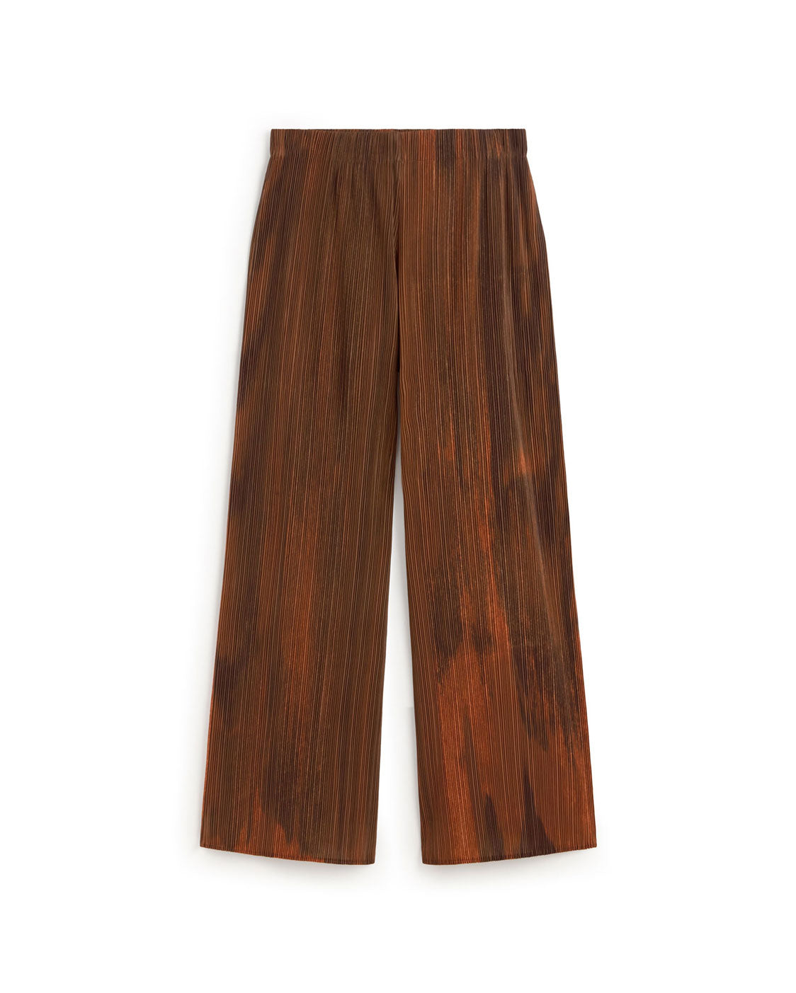 Pantalón relaxed plisado naranja Maro sostenible silueta - 1