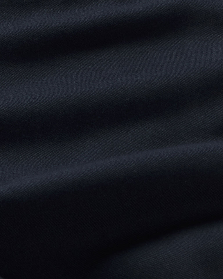 Pantalón wide leg tiro bajo navy Pat sostenible silueta - 2